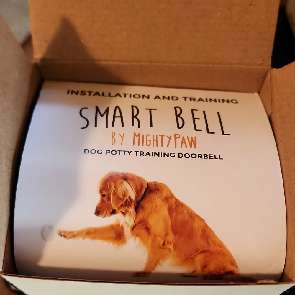 NWOT Smart Bell Dog Potty Training Doorbell - White